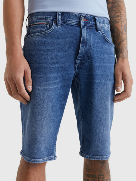 nahlad Tommy Hilfiger pánske modré džínsové šortky