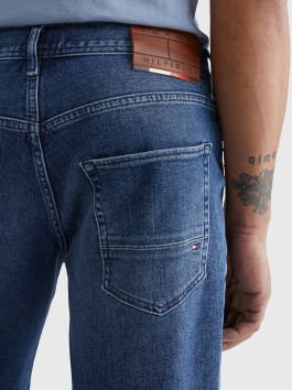 nahlad Tommy Hilfiger pánske modré džínsové šortky