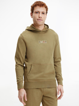nahlad Tommy Hilfiger pánska khaki mikina Square logo