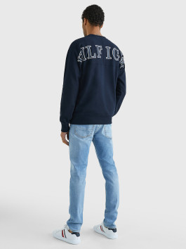 nahlad Tommy Hilfiger pánska tmavo modrá mikina.