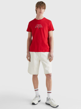 nahlad Tommy Hilfiger pánske červené tričko