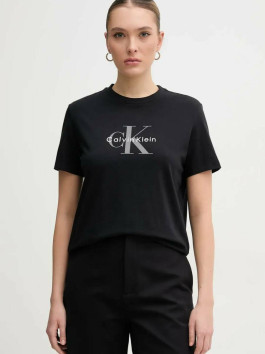 nahlad Calvin Klein dámske čierne tričko