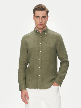 nahlad Tommy Hilfiger pánska khaki košeľa