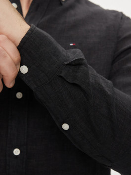 nahlad Tommy Hilfiger pánska čierna košeľa