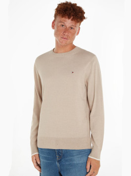 nahlad Tommy Hilfiger pánsky béžový sveter