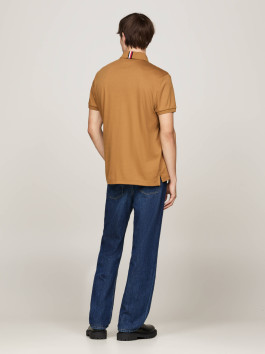 nahlad Tommy Hilfiger pánske hnedé polo tričko