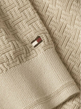 nahlad Tommy Hilfiger pánsky béžový sveter