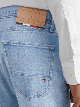 nahlad Tommy Hilfiger pánske modré džínsy Bleecker