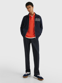 nahlad Tommy Hilfiger pánska tmavo modrá mikina Badged graphic
