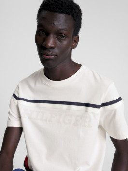 nahlad Tommy Hilfiger pánske krémové tričko