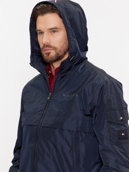 nahlad Tommy Hilfiger pánska tmavo modrá bunda