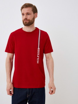 nahlad Tommy Hilfiger pánske červené tričko