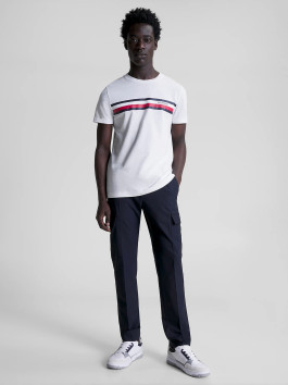 nahlad Tommy Hilfiger pánske tmavo modré tričko Monotype
