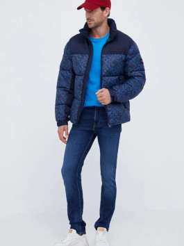 nahlad Tommy Hilfiger pánske modré tričko