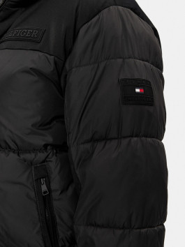nahlad Tommy Hilfiger pánska čierna bunda
