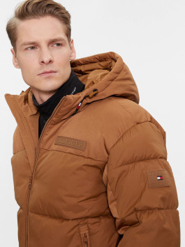 nahlad Tommy Hilfiger pánska hnedá bunda