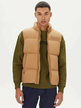 nahlad Tommy Hilfiger pánska béžová vesta