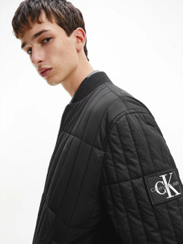 nahlad Calvin Klein pánska čierna bunda