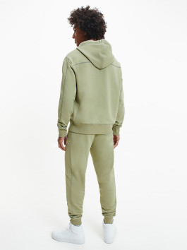 nahlad Calvin Klein pánska olivovo zelená mikina