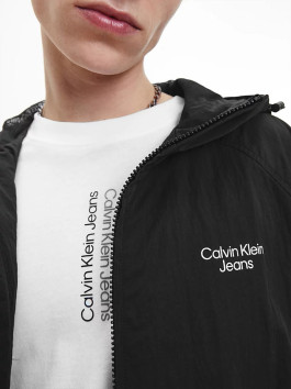 nahlad Calvin Klein pánska čierna bunda