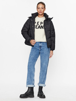 nahlad Pepe Jeans dámska čierna bunda 