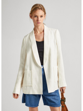 nahlad Pepe Jeans dámske krémové sako