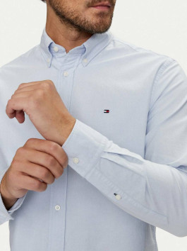 nahlad Tommy Hilfiger pánska svetlo modrá košeľa Solid