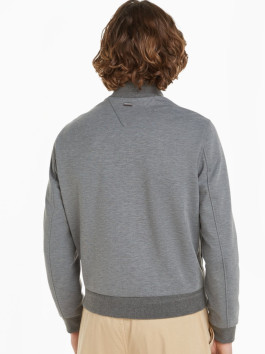 nahlad Tommy Hilfiger pánsky šedý bomber