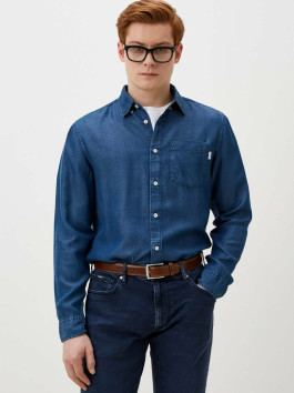 nahlad Pepe Jeans pánska modrá košeľa Petri