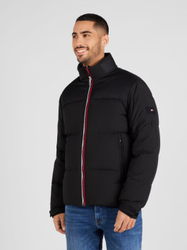 nahlad Tommy Hilfiger pánska čierna bunda