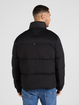 nahlad Tommy Hilfiger pánska čierna bunda