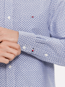 nahlad Tommy Hilfiger pánska modrá košeľa