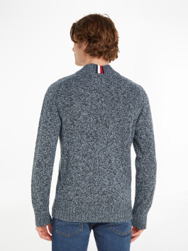 nahlad Tommy Hilfiger pánsky šedý sveter