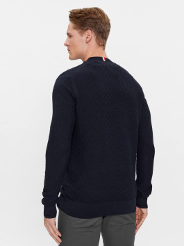 nahlad Tommy Hilfiger pánsky tmavomodrý sveter
