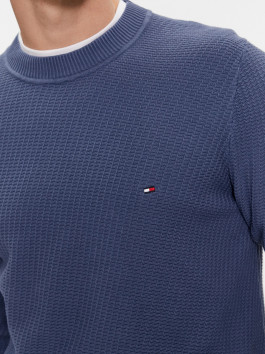 nahlad Tommy Hilfiger pánsky modrý sveter