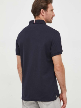 nahlad Tommy Hilfiger pánske tmavo modré polo tričko.