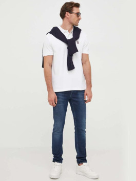 nahlad Tommy Hilfiger pánske biele polo tričko.