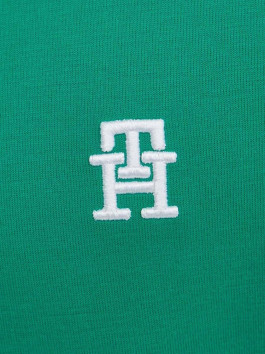 nahlad Tommy Hilfiger pánska zelená mikina Monogram