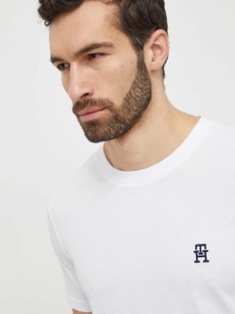 nahlad Tommy Hilfiger pánske biele tričko