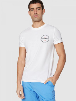 nahlad Tommy Hilfiger pánske biele tričko