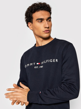 nahlad Tommy Hilfiger pánska tmavo modrá mikina Logo