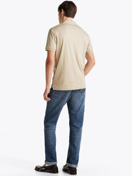 nahlad Tommy Hilfiger pánske béžové polo tričko