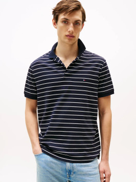 nahlad Tommy Hilfiger pánske tmavo modré polo tričko