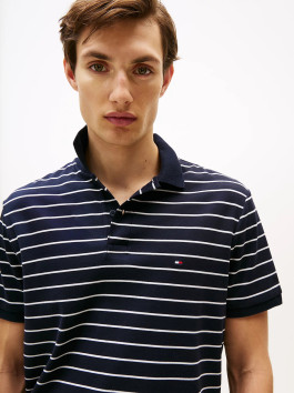 nahlad Tommy Hilfiger pánske tmavo modré polo tričko