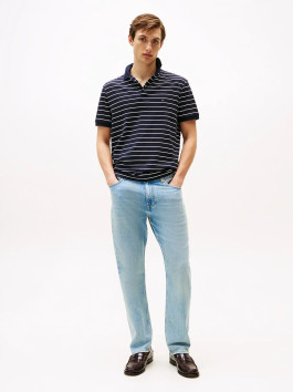 nahlad Tommy Hilfiger pánske tmavo modré polo tričko