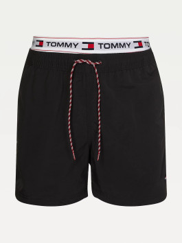 nahlad Tommy Jeans pánske čierne plavky MEDIUM Drawstring
