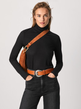 nahlad Pepe Jeans dámsky čierny rolák Deborah