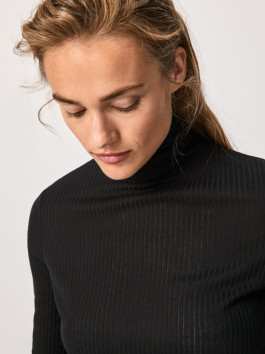 nahlad Pepe Jeans dámsky čierny rolák Deborah