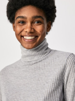 nahlad Pepe Jeans dámsky šedý rolák Deborah