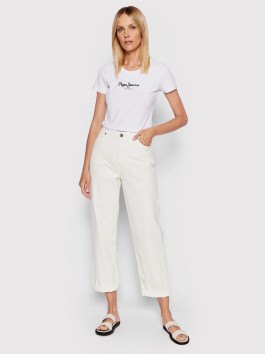 nahlad Pepe Jeans dámske biele tričko NEW VIRGINIA